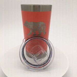 Polar Camel 16 oz. Customized With Floral Bear Pint Tumbler